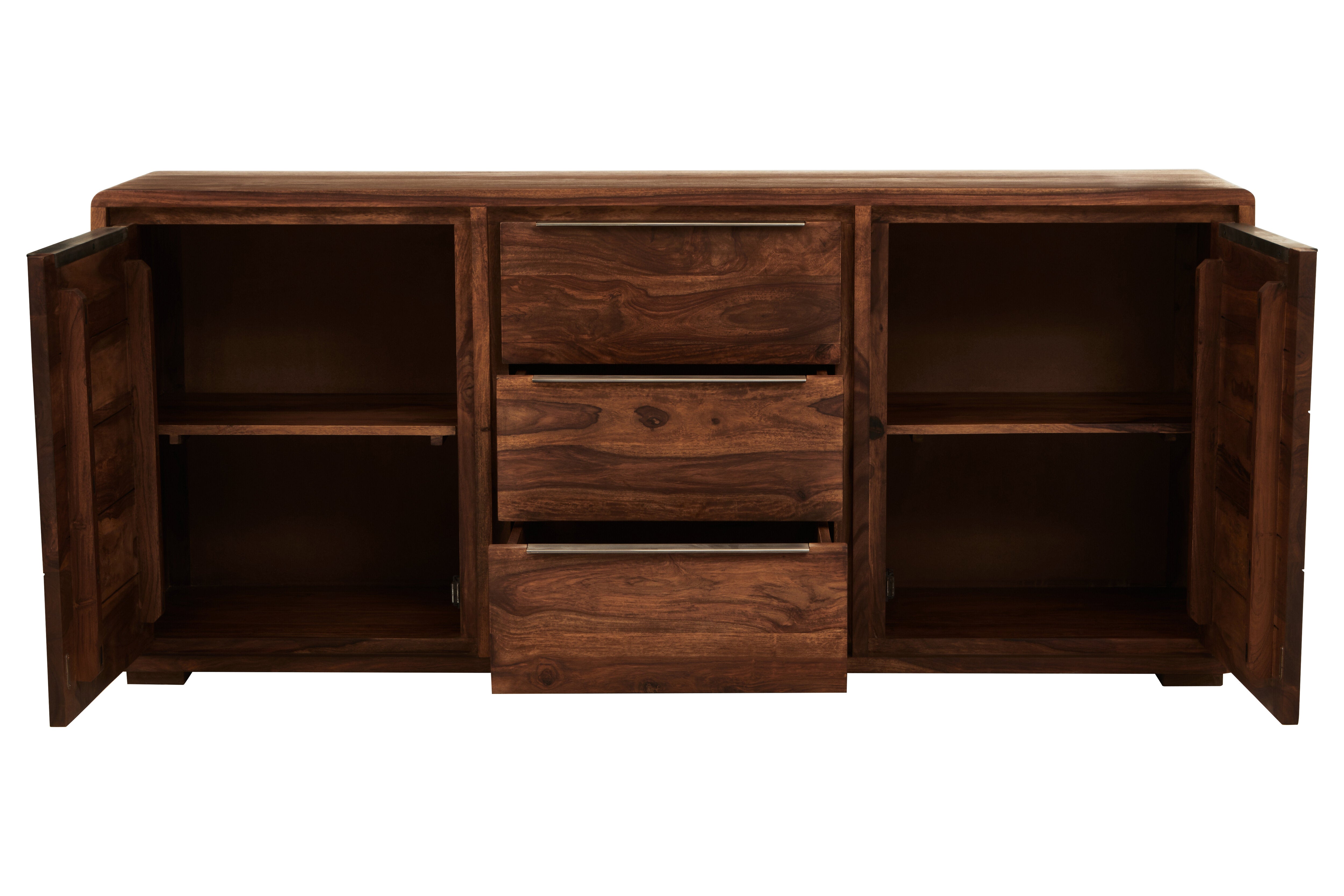 Indo Sheesham & Brown Acacia Wood Sideboard XL